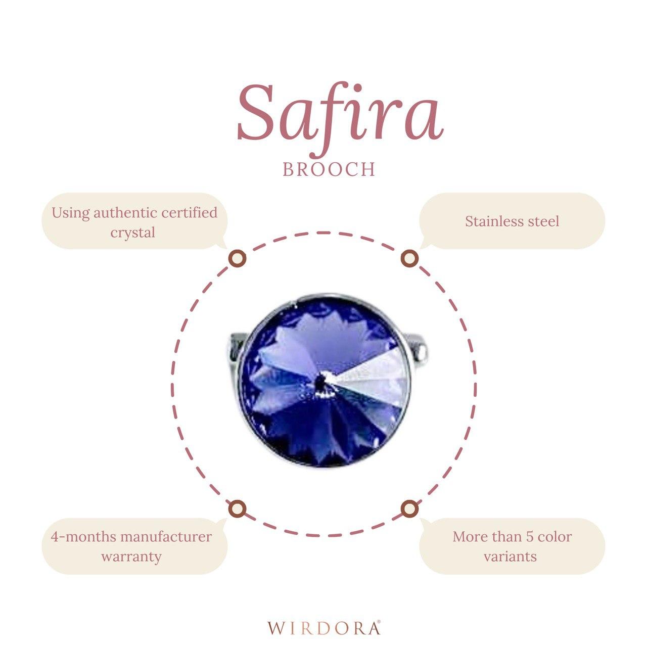 BROOCH SAFIRA