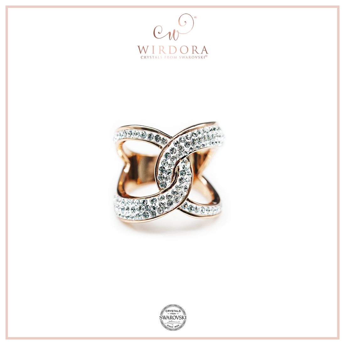Miranda Scarf Ring Crystal