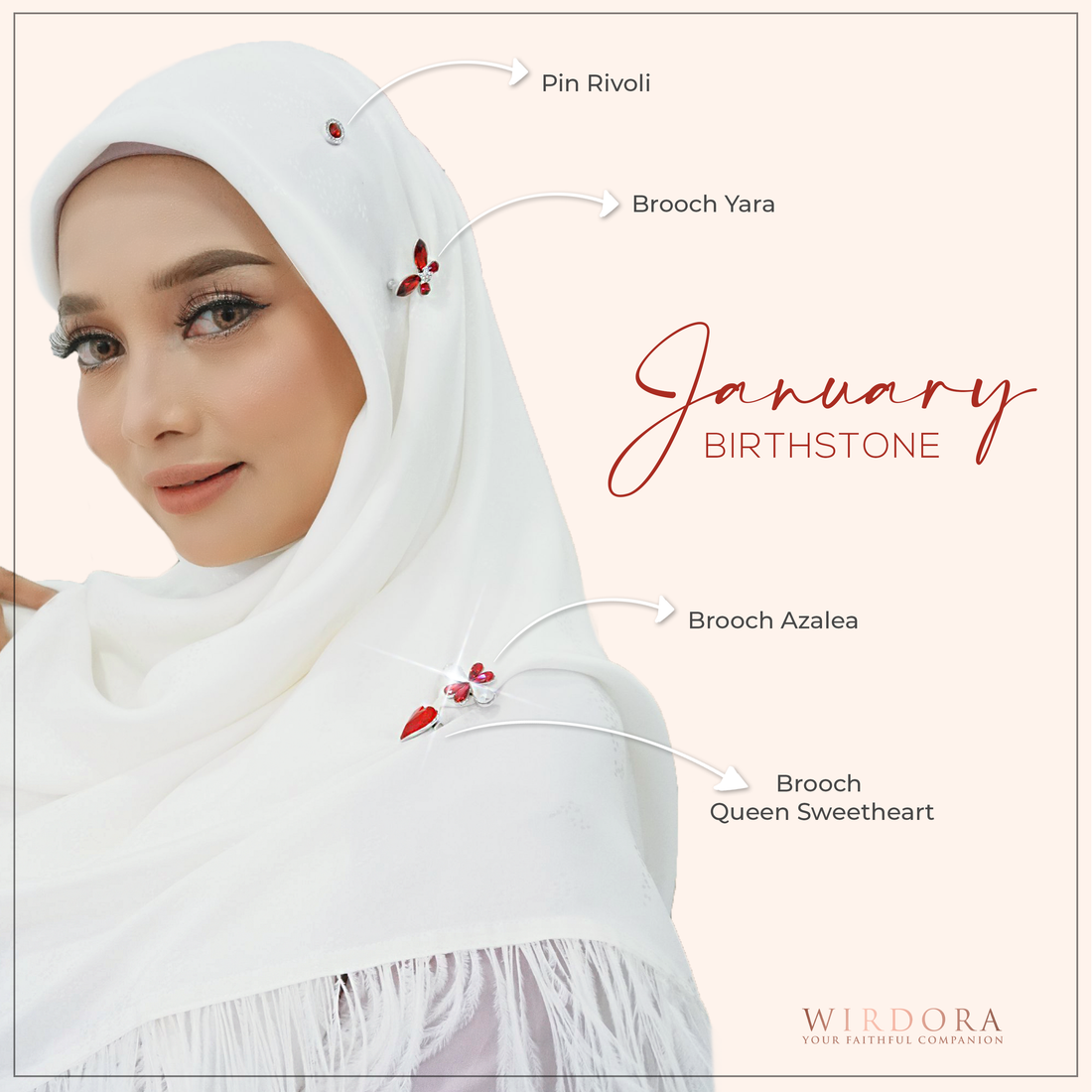 Welcoming New Year with Red Reigning January Birthstone
