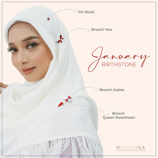 Welcoming New Year with Red Reigning January Birthstone